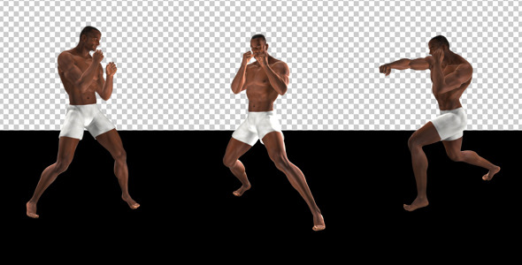 Fight Club Boxing Black Male Pack of 6 Fight Club Boxing Black Male Pack of 6