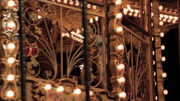 Part Of Spinning Carousel