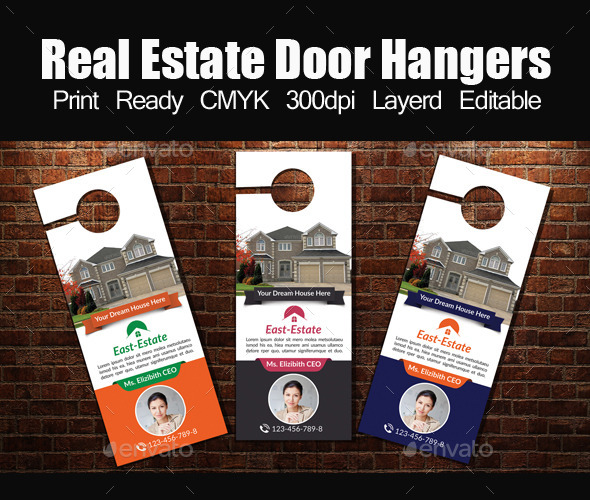 Real Estate Door Hangers Template - Miscellaneous Events