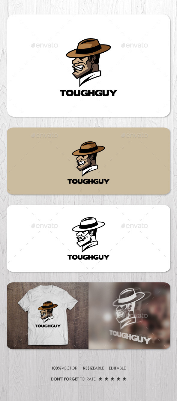 Tough Guy - Humans Logo Templates