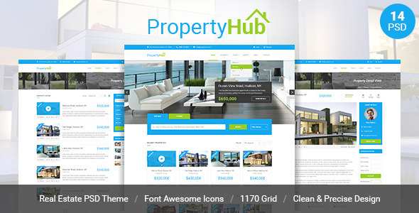 Property Hub - Real Estate PSD Theme - Business Corporate