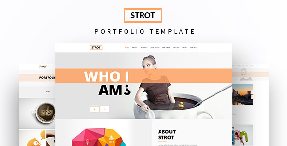 Strot-Portfolio PSD Template - ThemeForest 12266938