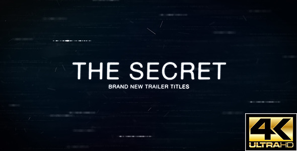 The Secret Trailer - VideoHive 12324191