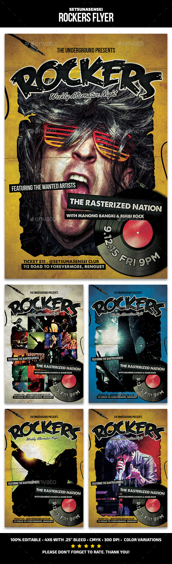 Rockers Flyer - Concerts Events