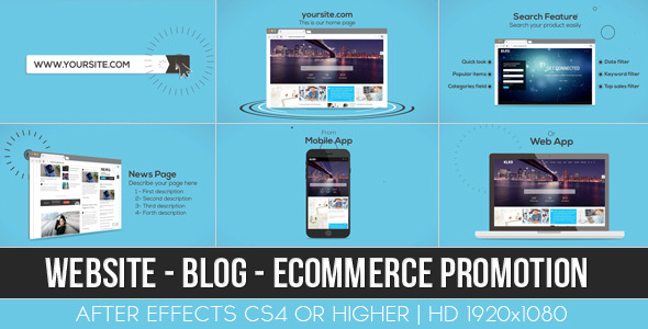 WebsiteBlogE-commerce Promotion - VideoHive 12252726
