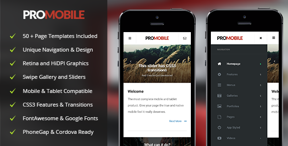 ProMobile | Sidebar Menu for Mobiles & Tablets - 8