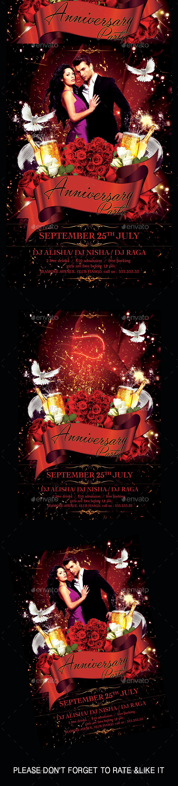 Anniversary Party Flyer - Events Flyers