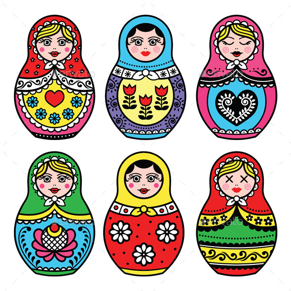 russian dolls cartoon