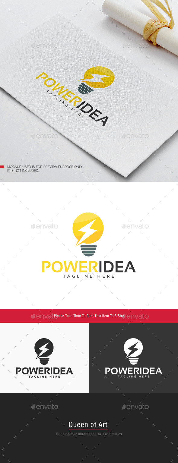 Power Idea Logo - Objects Logo Templates