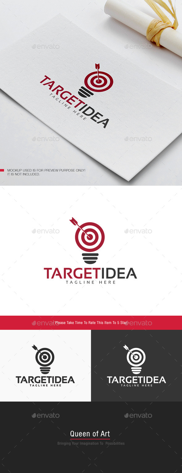 Target Idea Logo - Objects Logo Templates