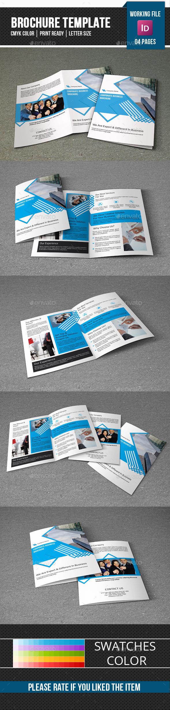 Corporate Brochure Template-V289 - Corporate Brochures