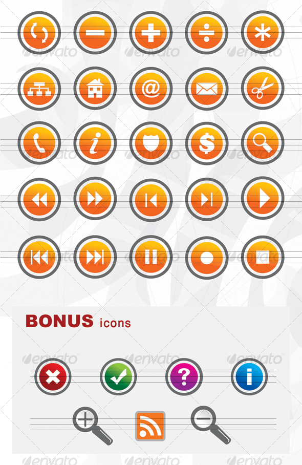 Web 2.0 icon set - Web Icons