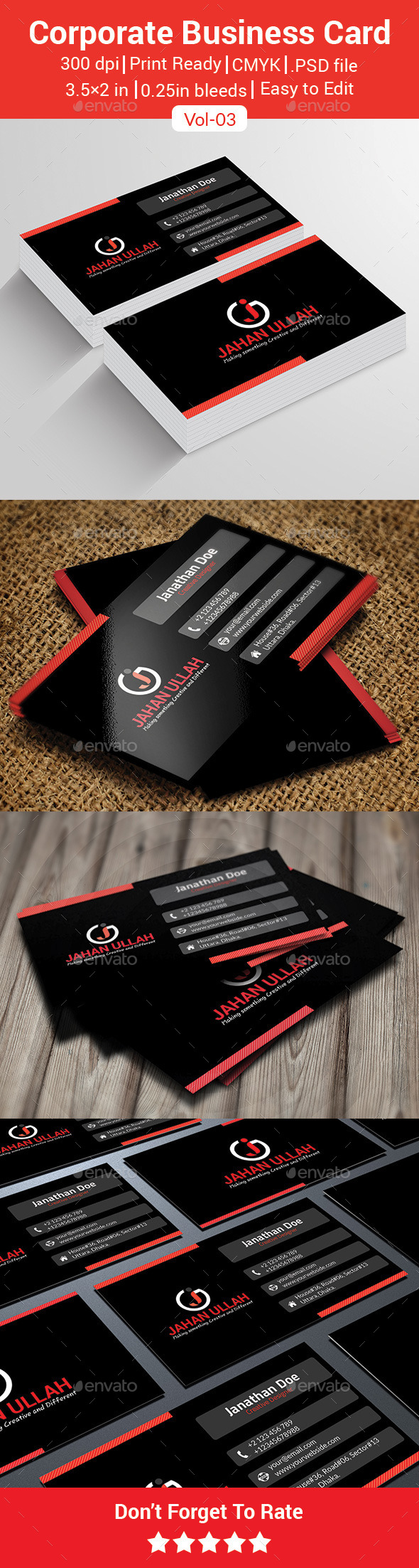 Corporate Business Card V-03 Corporate Business Card V-03