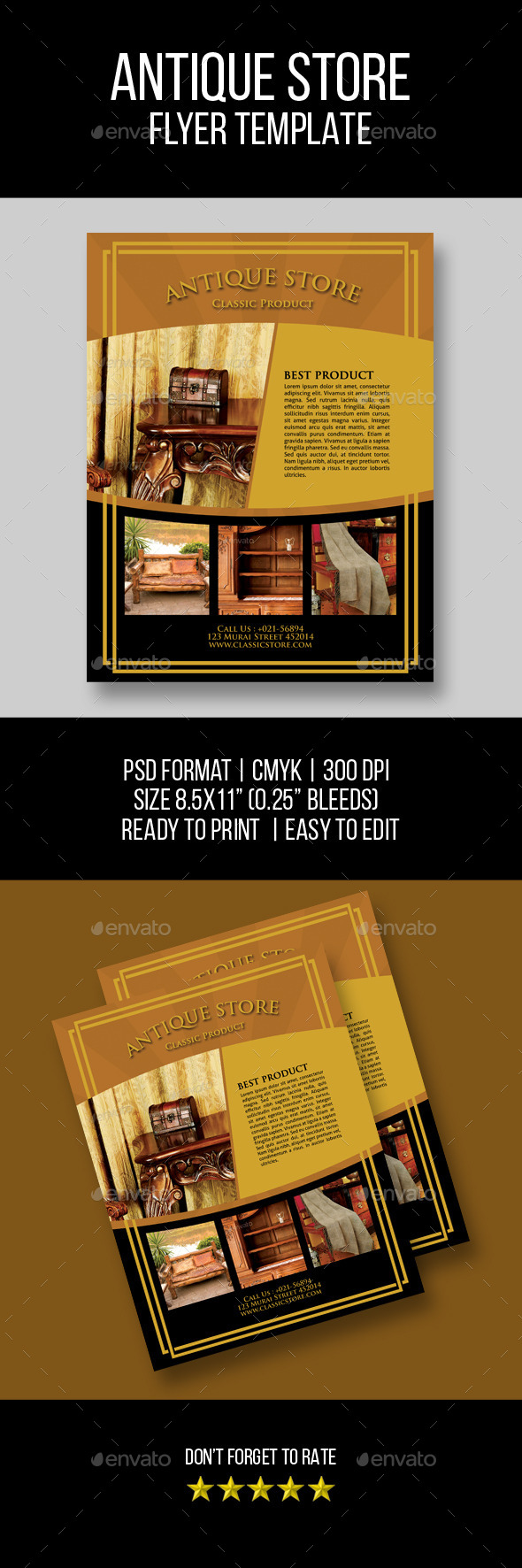 Antique Store Flyer Templates - Corporate Flyers