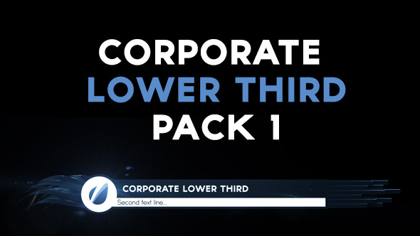 Corporate Lower Third Pack 1