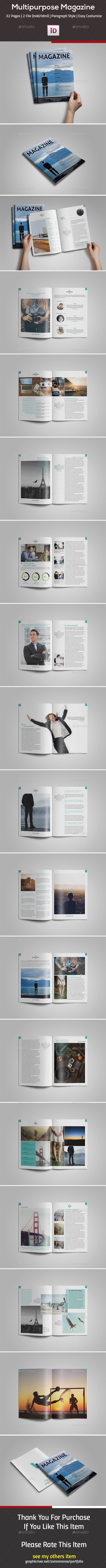 Multipurpose InDesign Magazine Multipurpose InDesign Magazine