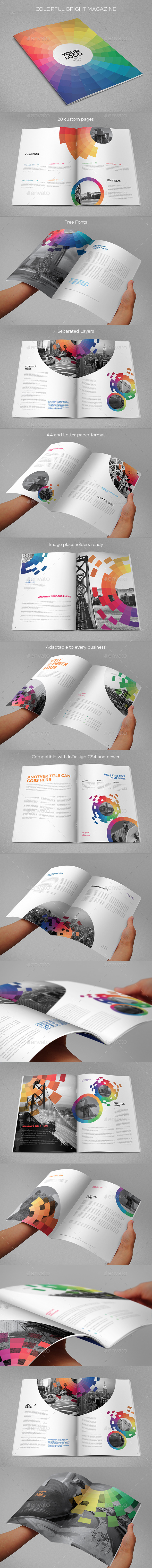 Colorful Bright Magazine - Magazines Print Templates