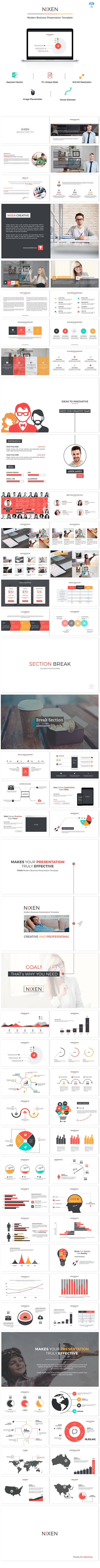 Nixen Keynote Presentation - Business Keynote Templates
