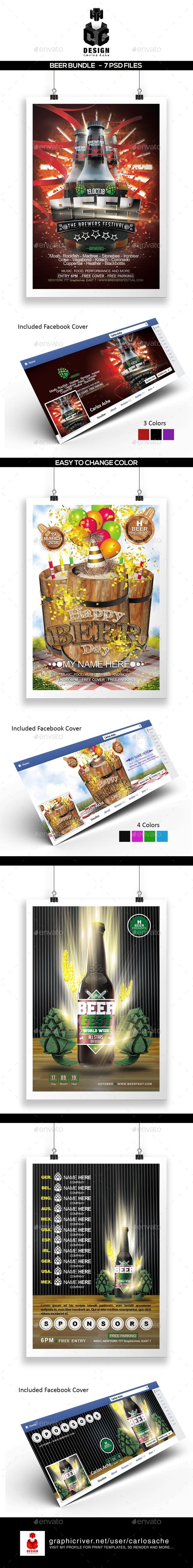 Beer Bundle Flyers - Clubs & Parties Events