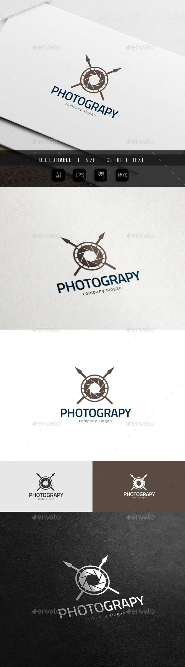 Camera War - Action Photography Logo - Objects Logo Templates