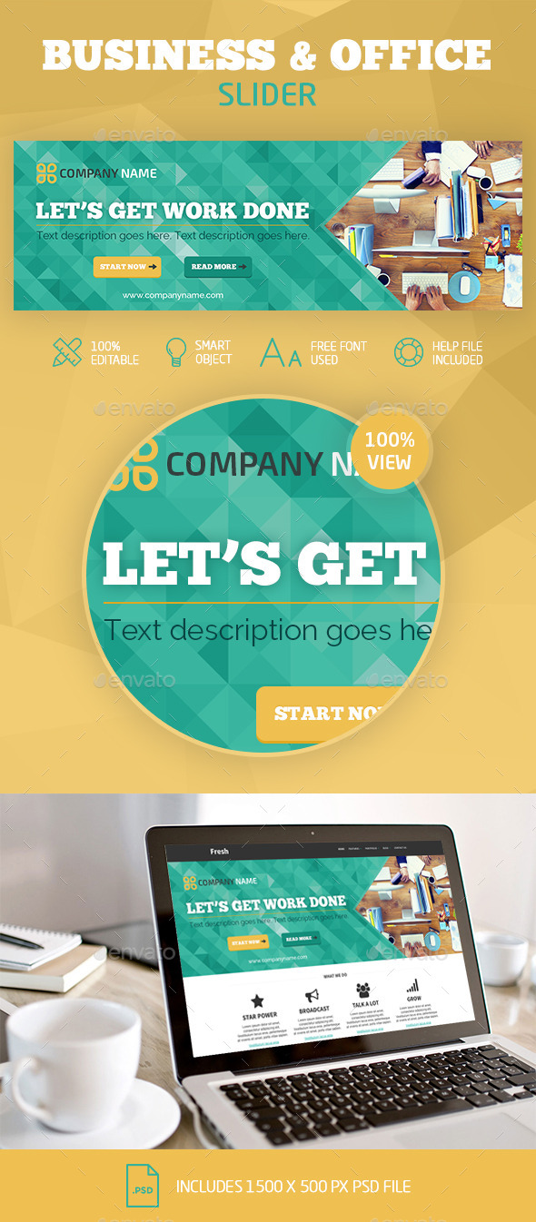Business Slider - Sliders & Features Web Elements