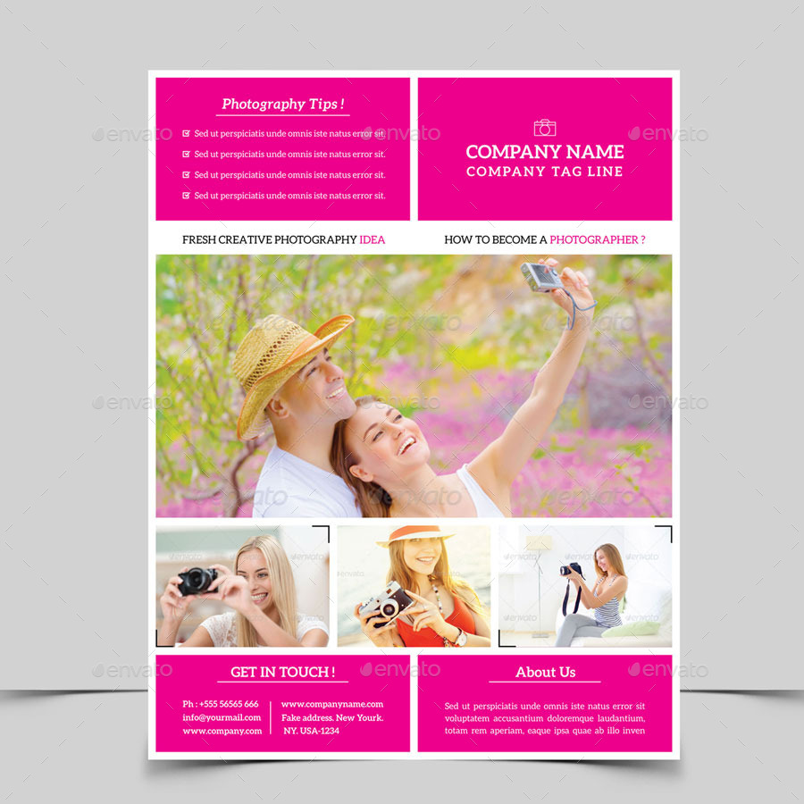 photography flyer bundle training portfolio by thedesignsource training flyers