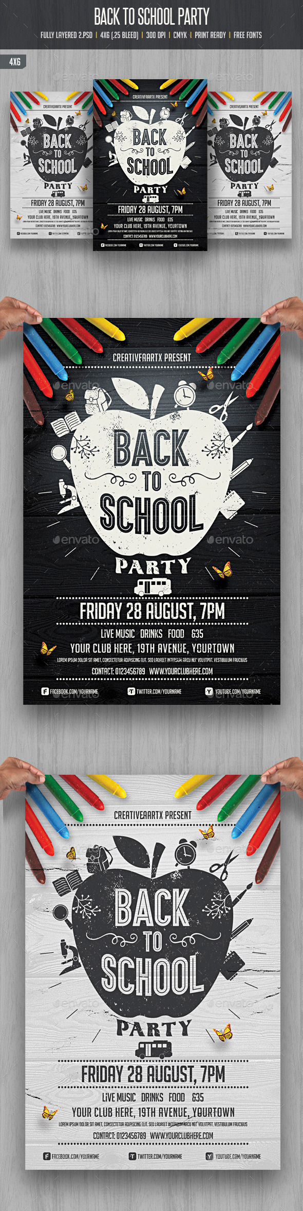 Back to School Party - Clubs & Parties Events