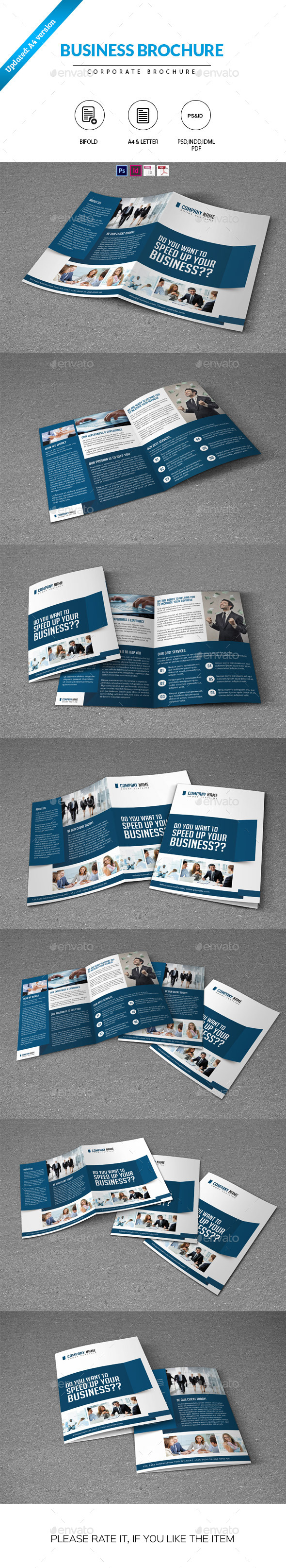 Bifold Brochure- Business - Corporate Brochures