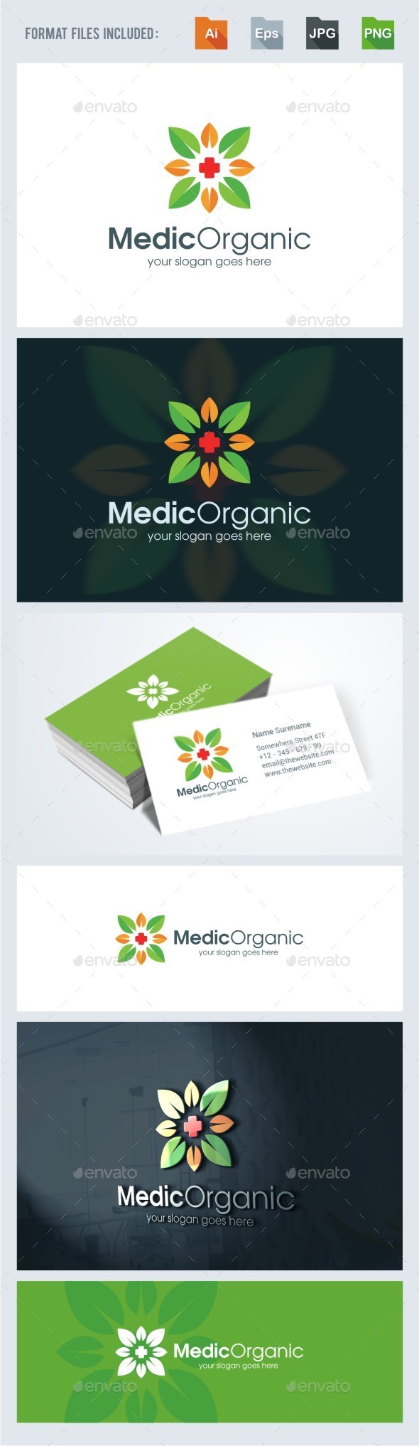 Medical Organic Logo Template Medical Organic Logo Template