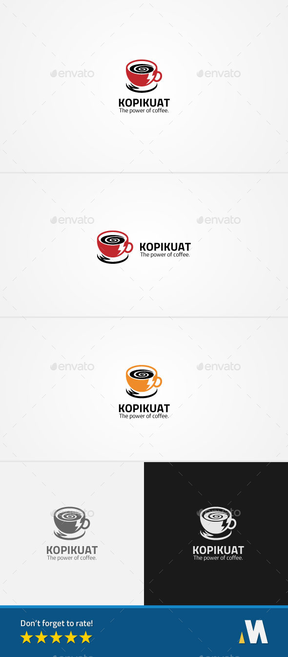 Power Coffee Energy - Symbols Logo Templates