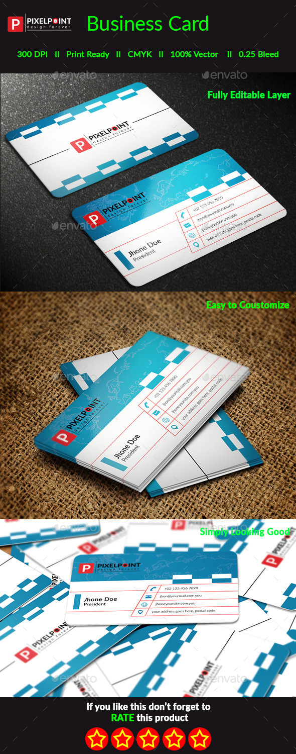 Creative Corporate Business Card - Business Cards Print Templates