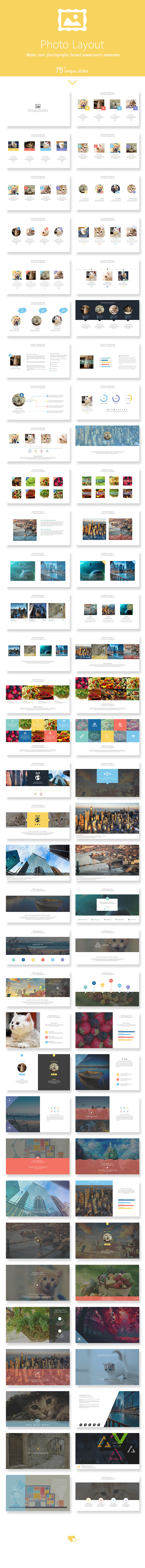 Photo Layout Powerpoint Presentation Template - Creative PowerPoint Templates