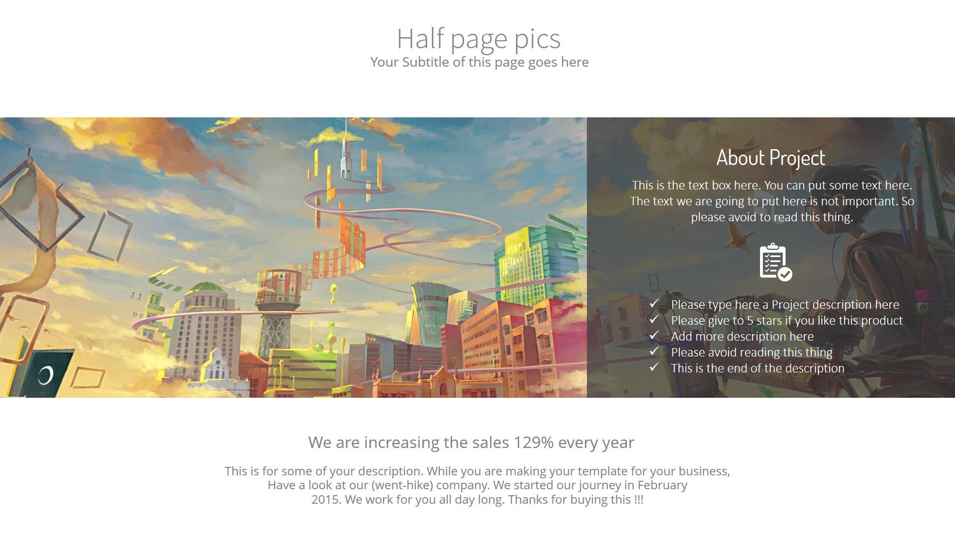 Photo Layout Powerpoint Presentation Template, Presentation Templates