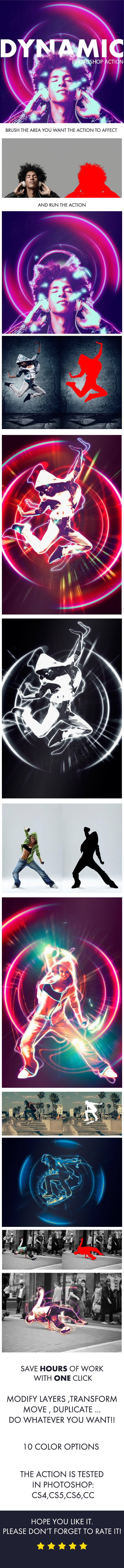 Dynamic - Photoshop Action - Actions Photoshop