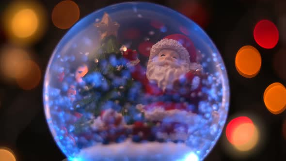 Santa Claus Magical Sphere Christmas Concept 3 alt