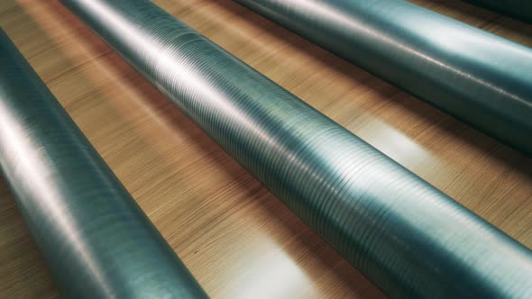 Facing Material is Moving Under Transporter Reels alt