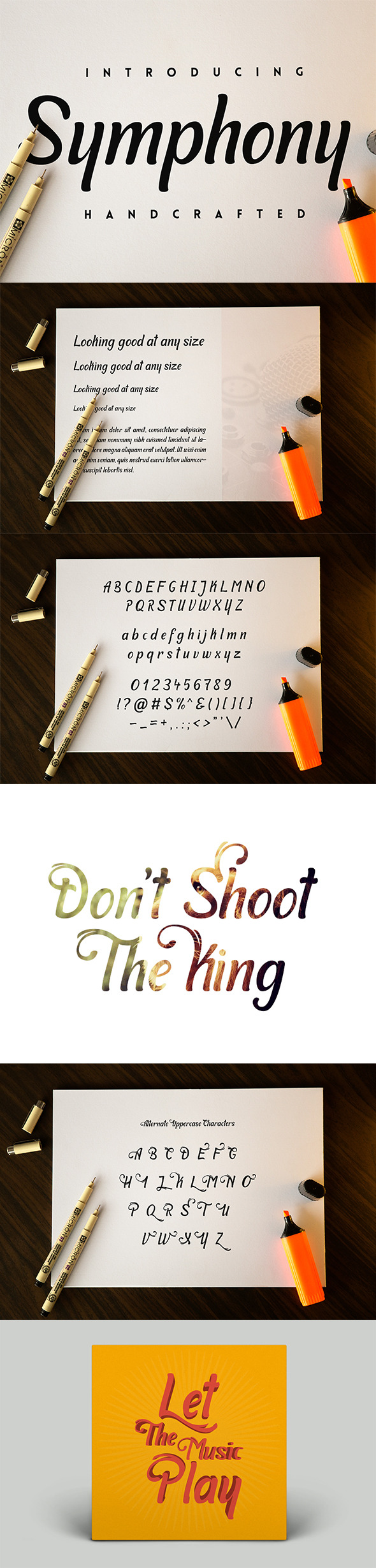 Symphony Font - Script Fonts