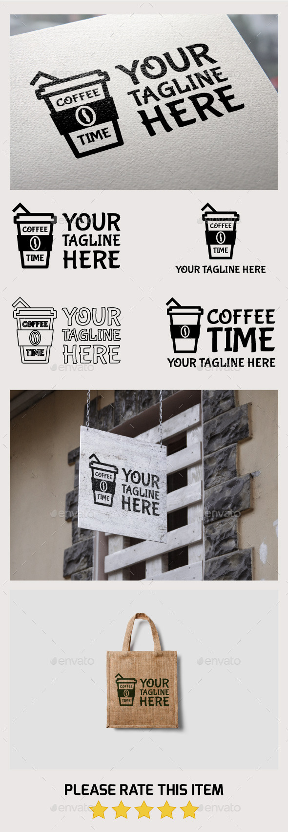 Coffee Time Logo - Food Logo Templates