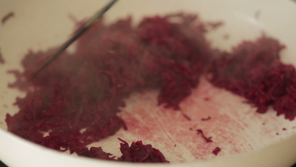Cut Beetroot In Pan For Cooking Cut Beetroot In Pan For Cooking