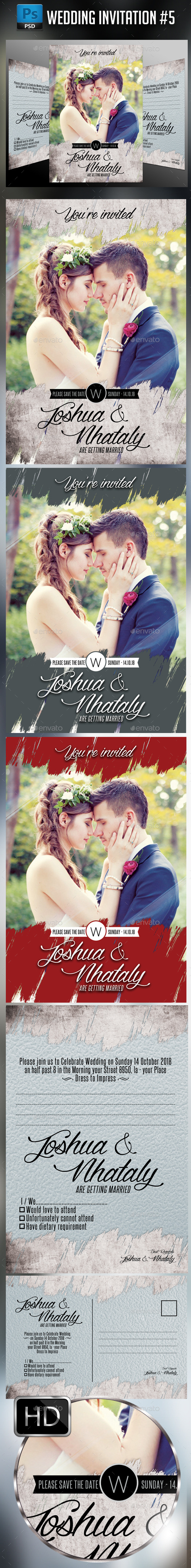 Wedding Invitation #5 Wedding Invitation #5