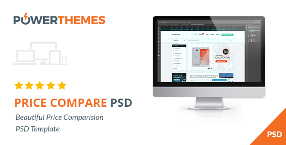 Price Compare | Price Comparision PSD Template - Business Corporate