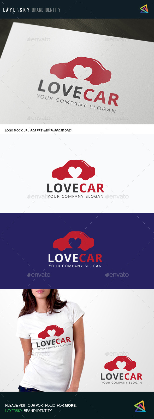 Love Car - Objects Logo Templates