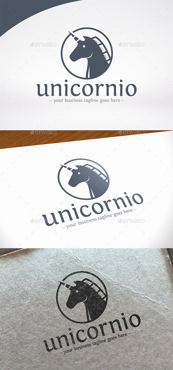 Unicorn Logo Template - Animals Logo Templates