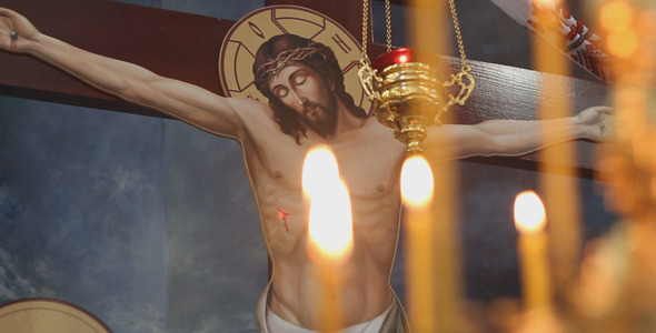 Icon of Jesus in the Church alt