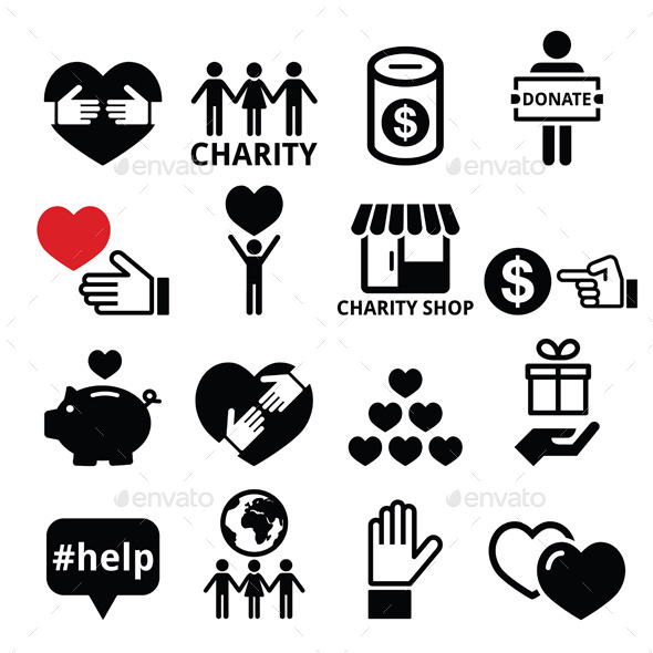 Charity Icons - Miscellaneous Vectors