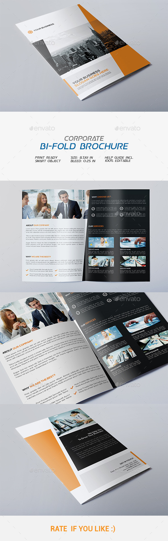 Corporate Bi-fold Brochure - Corporate Brochures