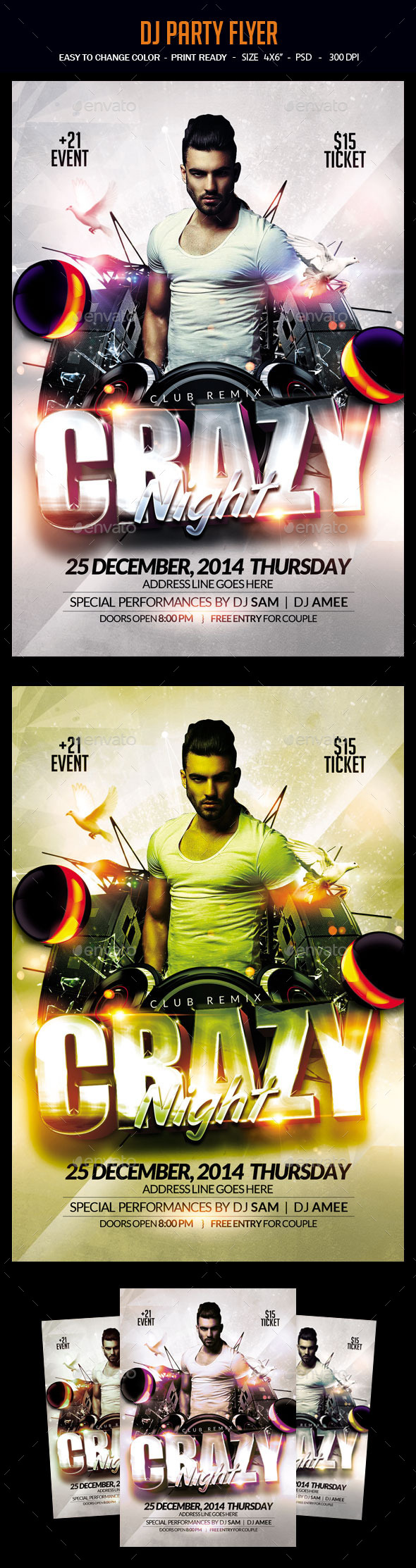 Dj Party Flyer - Clubs & Parties Events