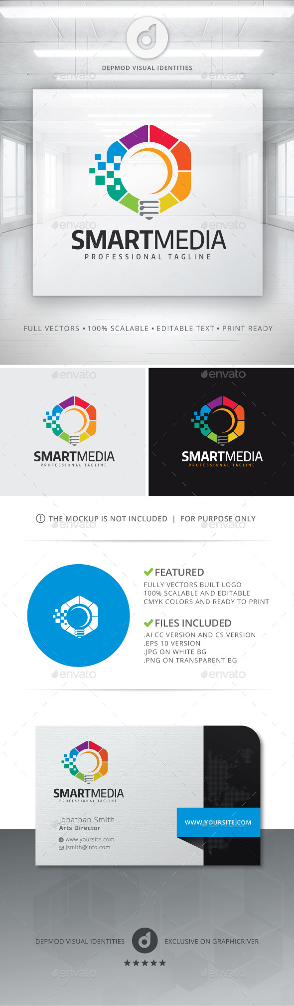 Smart Media Logo - Symbols Logo Templates