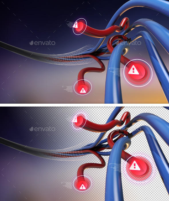 Data Security Illustration - Abstract Illustrations