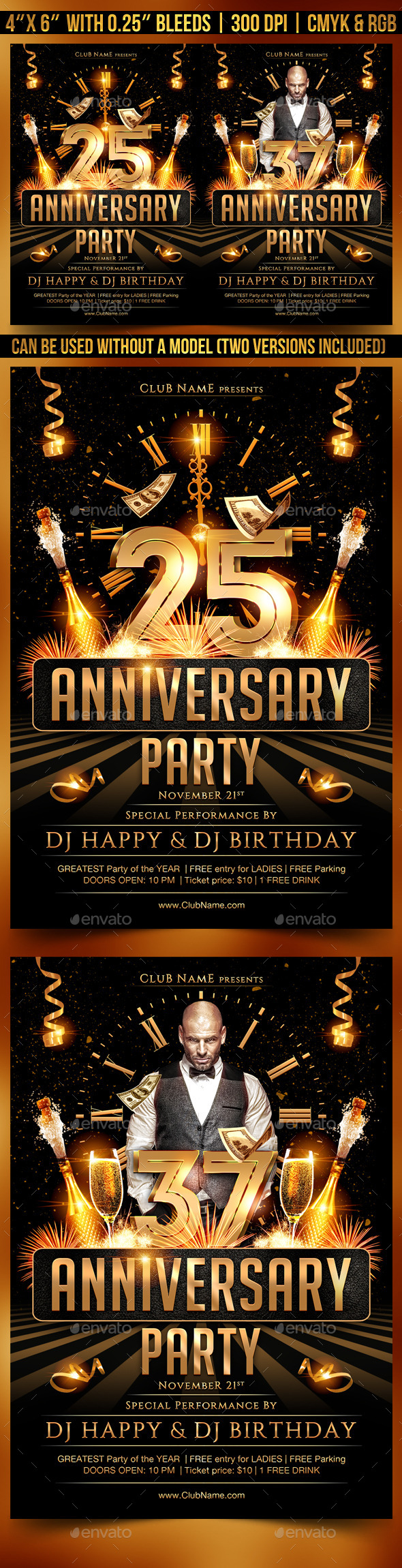 Anniversary Flyer Template Anniversary Flyer Template